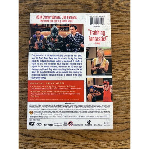 The Big Bang Theory Complete Fourth Season DVD Box Set - Picture 3 of 3